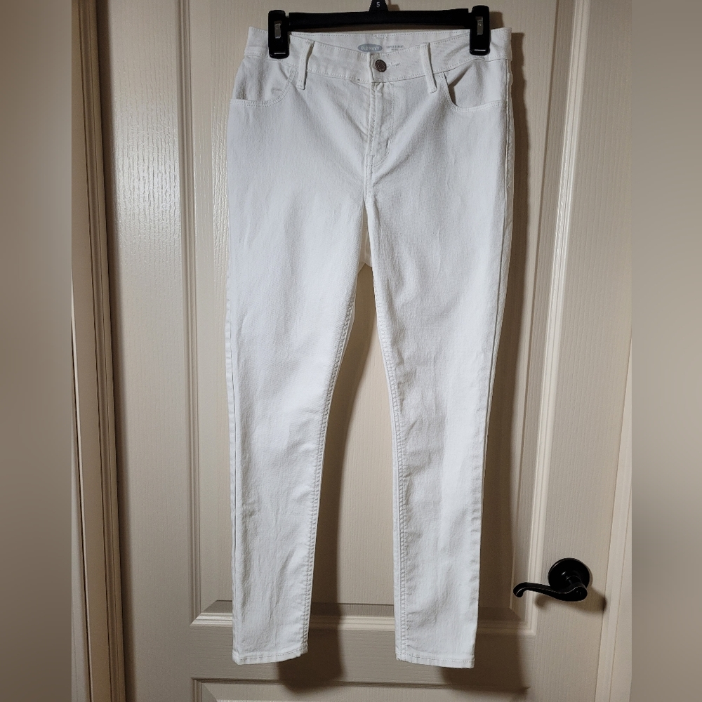 OLD NAVY Women's Super Skinny Mid-Rise Jeans Size 6 Short
